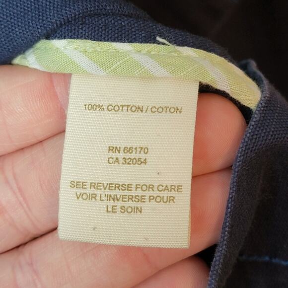 Free People Navy 6 Button Rain Jacket, Sz 6 - Picture 4 of 6